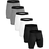 HovSiyla Compression Shorts Men Performance Sports Workout Athletic Running Underwear Shorts Spandex