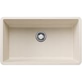 BLANCO 440150 Precis SILGRANIT Super Single Undermount Kitchen Sink, 32 ...