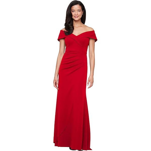 fitted lace wedding dress Amazon.com: Alex Evenings Women's Long Velvet Off the Shoulder Fit and  Flare Holiday Dress, Formal Gown (Petite and Regular Sizes), Wine Velvet  Beaded, 4P : Clothing, Shoes & Jewelry