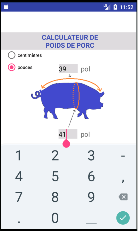 Poids Du Porc Calculatrice Amazon Fr Appstore For Android
