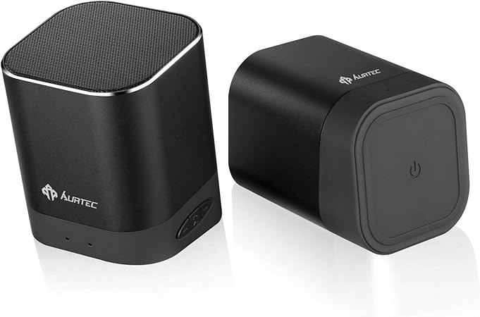 Enceinte Bluetooth Portable At1 Enceintes Sans Fil Doubles Aurtec Avec Technologie True Wireless Stereo Basses Puissantes Et Volume Puissant Bluetooth 4 2 Pour Echo Ios Android Et Plus Amazon Fr High Tech