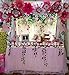 Suppromo 9ft Pink Tulle Table Skirt for Rectangle Tables or Round Tables Tutu Table Cloths for Princess Baby Shower Girl Birthday Party Cake Dessert Decorations(L9(ft)*H 30in, Pink)