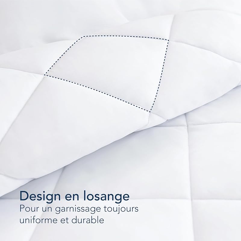 - Couette Été 220x240cm - Légère et Respirante - Garnissage 150gsm