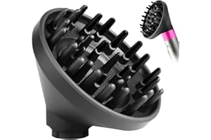 Fixbetter Upgraded Diffuser Nozzle for Dyson Airwrap Attachment, Hair Dryer Diffuser Attachment for Dyson Airwrap HS05 HS01, Converting for Dyson Airwrap Styler To Hair Dryer