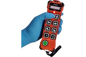 SLOHEXTTED H208 2 Double Dual Speed 8 Button Transmitter Industrial Wireless Crane Radio Handle