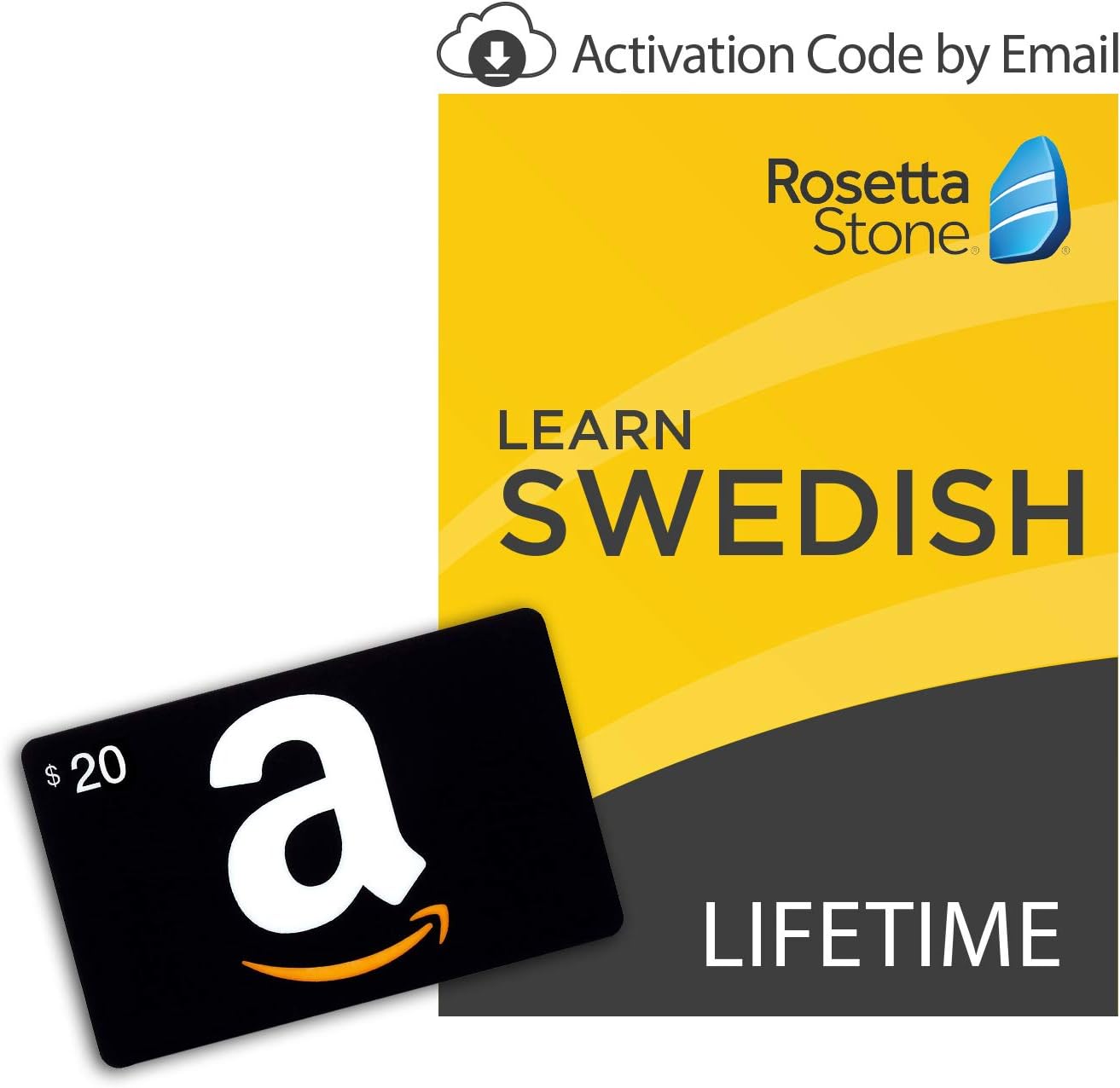 Rosetta Stone: Learn Swedish [Lifetime Online/Mobile Access - Digital Code] with Amazon.com $20 Gift Card