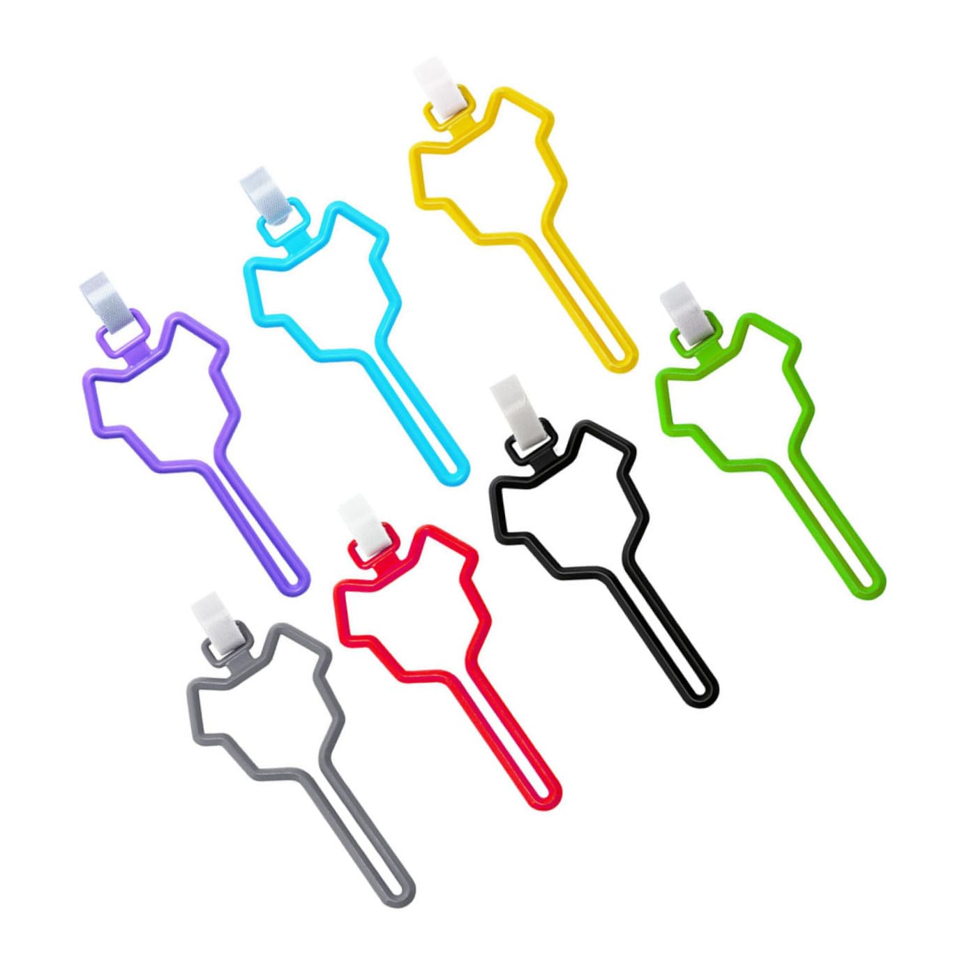 7 Pcs Leash Dog Bag Poop Holder Hands Waste Bag Carrier Waste Knot Holder Dog Poop Clip for Holding Assorted Color
