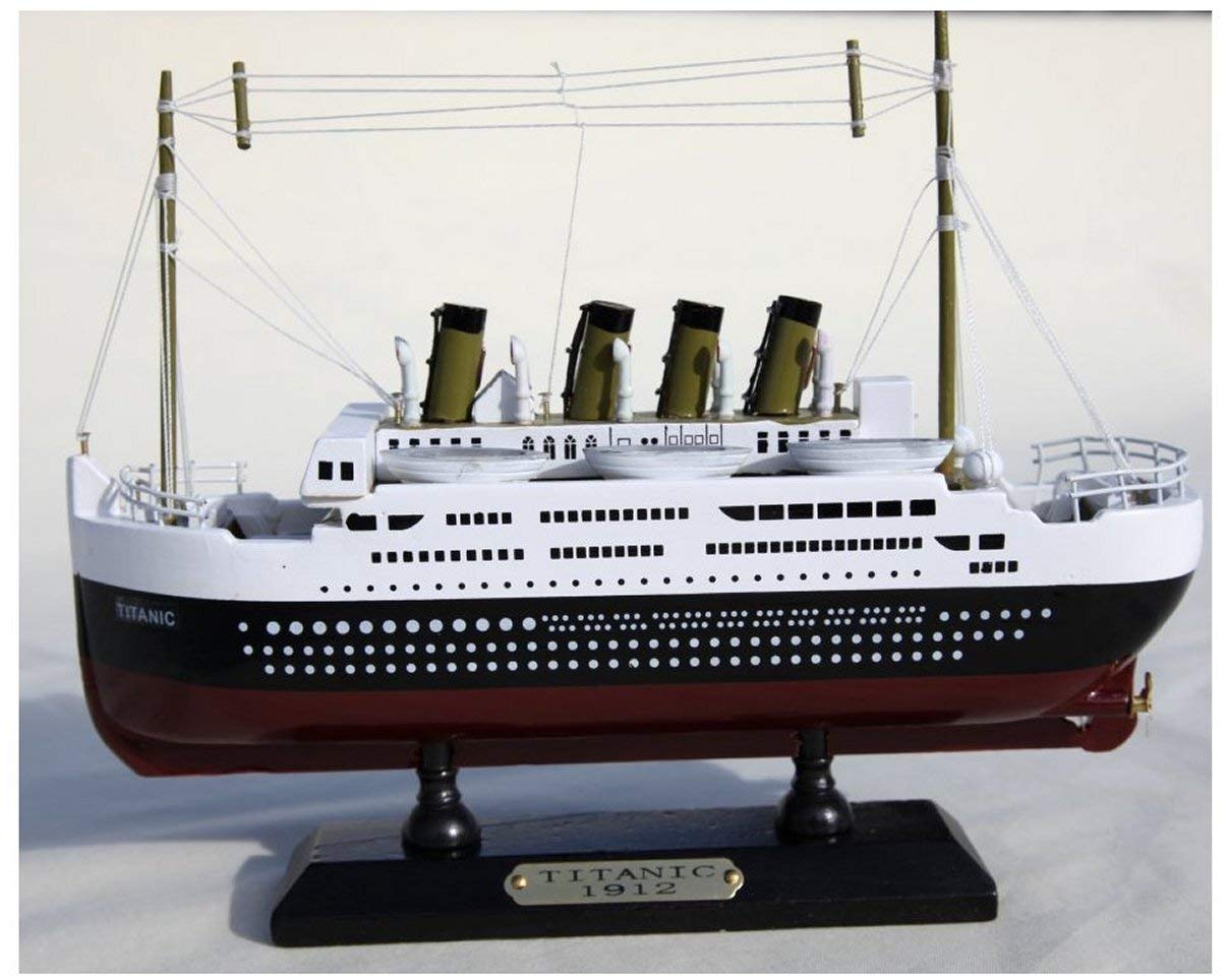 Detailed Wooden Model of Titanic