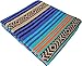 El Paso Designs Peyote Hippie Blanket - Classic Mexican Style Falsa Stripe Pattern in Vivid Colors. Throw, Bed, Tapestry, or Yoga Blanket. Hand Woven Acrylic, 57