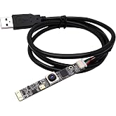 ELP 16MP Autofocus USB Camera with Microphone - Mini UVC USB2.0 Lightburn Camera - 68degree No Distortion Lens