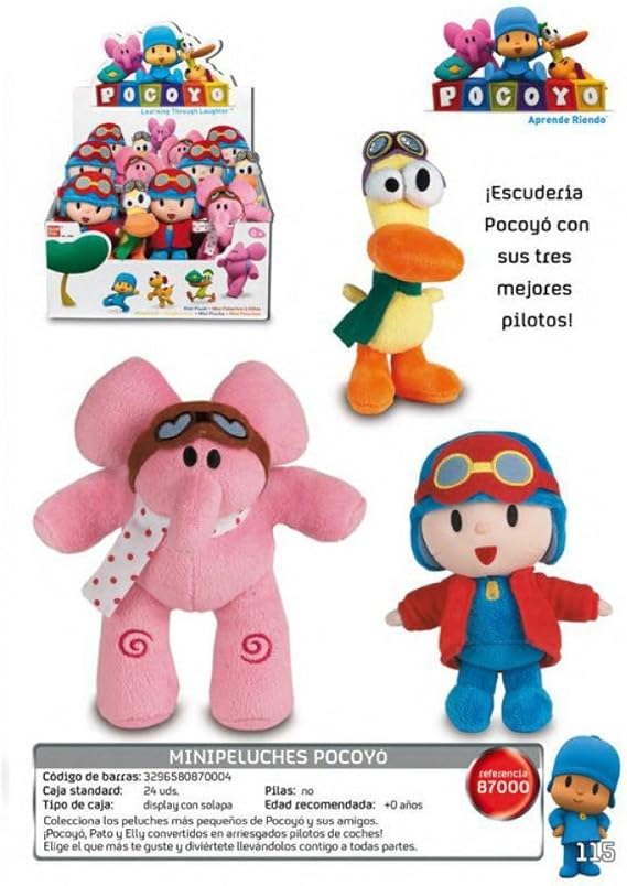 POCOYO MINIPELUCHES-UNIDAD-: Amazon.es: Juguetes y juegos