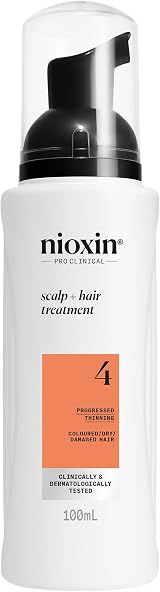 Nioxin System 4 Scalp + Hair Thickening Treatment Serum 100ml for Coloured Dry view 1