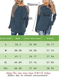 Bingerlily Women's Casual Long Sleeve Tunic Tops