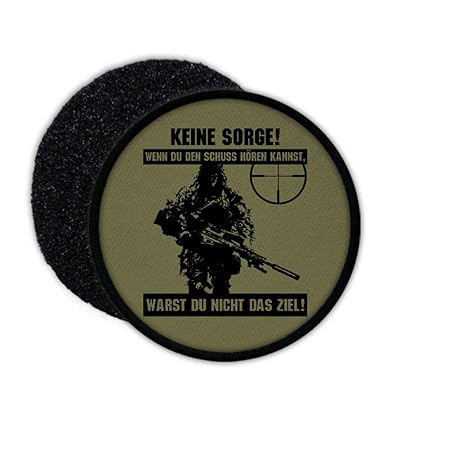 Copytec Patch Deutscher Scharfschütze Sniper Schuss Bundeswehr BW Deutschland #26899