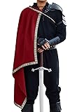 Runcati Mens Renaissance Shawl Half Shoulder Cape