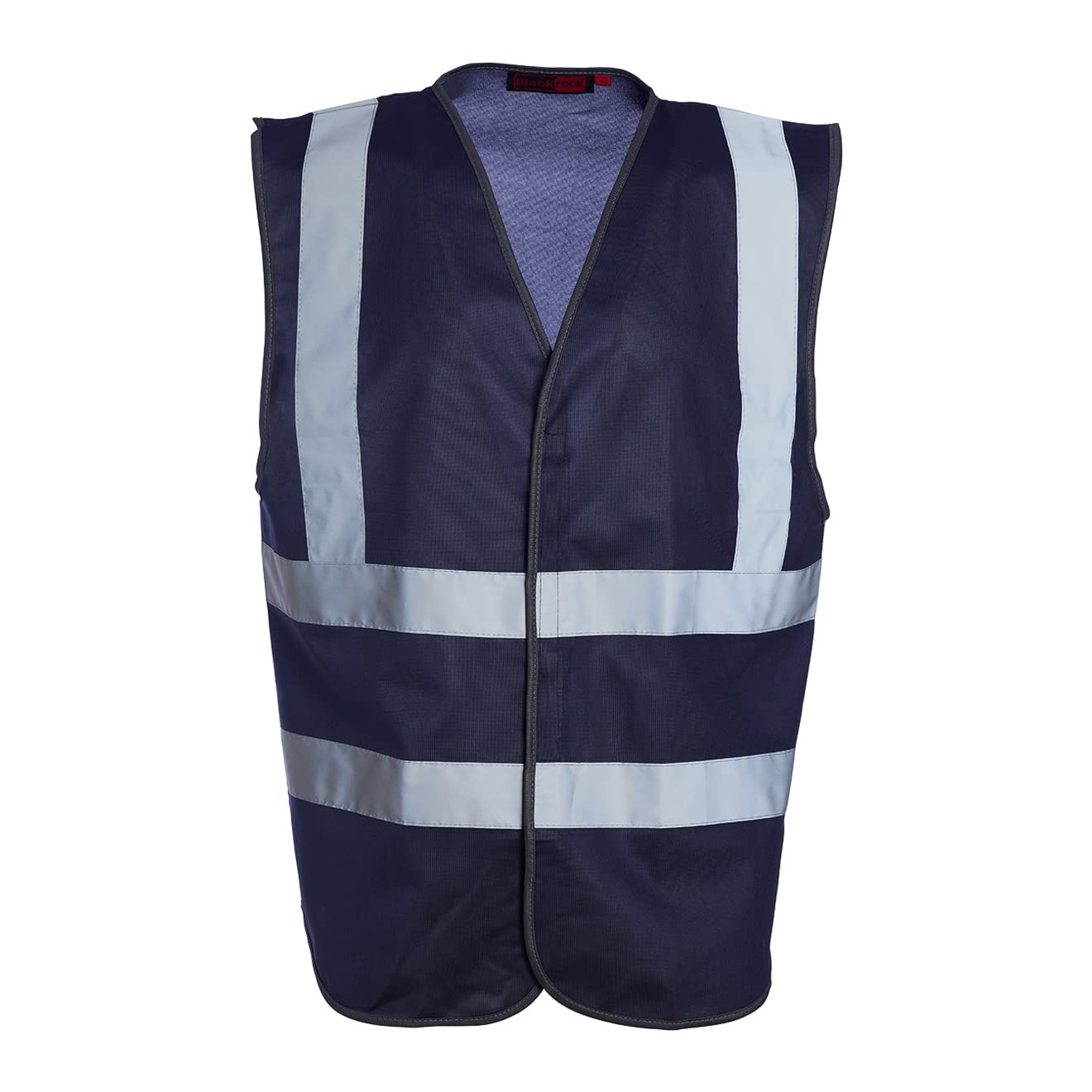 Blackrock Hi-Vis Navy Sleeveless Vest Waistcoat - Large (Pack of 2)