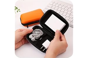 Travel Cable Organizer Pouch Electronic Accessories Carry Case Portable Waterproof Double Layers Storage Bag for Cord, Charge