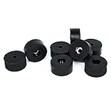 TCH Hardware 8 Pack Medium Black Rubber Non Slip