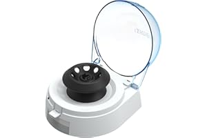 SWDTLAB Benchtop Scientific Centrifuge 0.2mL/0.5mL/1.5mL/2.0mL×8 Capacity Test Tubes, Electric Lab Centrifuge Machine with Speed 7000RPM Max 2370xg RCF, 0.2mL×16PCR or 0.2mL×2PCR Octuple Pipe