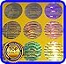 Holomarks 180 pcs Hologram Labels with Serial Numbers, Warranty Stickers Seals Round .59 inch