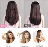 URAQT Hair Brush Boar Bristle Paddle for Women Soft Massage Detangle view 5