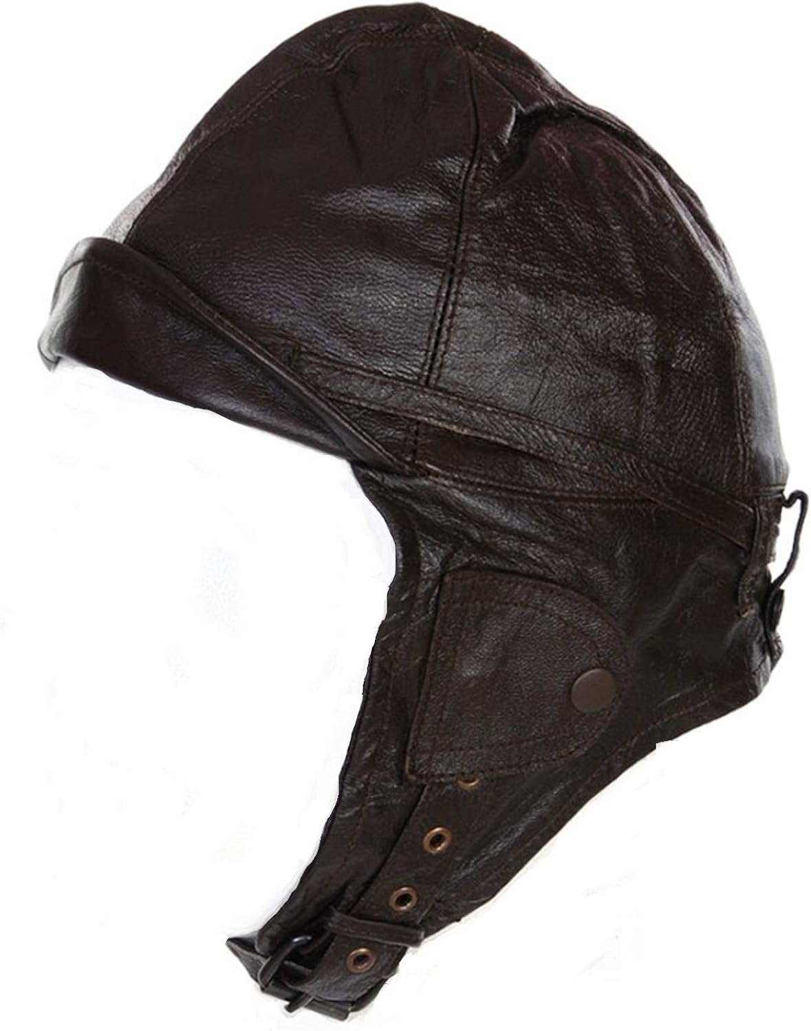 Bonnet aviateur cuir Clearance