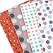 David Angie Dots Printed Synthetic Leather Canvas Back 9 Sheets 8