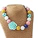 Bouren Chunky Bubblegum Bead Necklace for Girls
