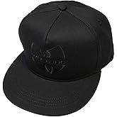 Men's Wu Tang Clan Black Logo Baseball Cap Black