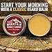 Rocky Mountain Barber Company Beard Balm - Classic Unscented - 100% Natural - Premium Wax Blend with Nutrient Rich Bees Wax, Jojoba, Coconut Oil