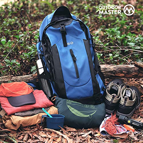 OutdoorMaster-Hiking-Backpack-50L-Hiking-Travel-Carry-On-Backpack-wWaterproof-Rain-Cover-Laptop-Compartment-for-Hiking-Traveling-Camping