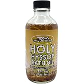 Holy Hyssop Bath Oil 4oz- for Purification, Spiritual Renewal, and Cleansing Rituals