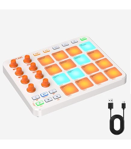 Amazon.com: M-VAVE SMC-PAD Pocket PAD Wireless MIDI Drum Pad