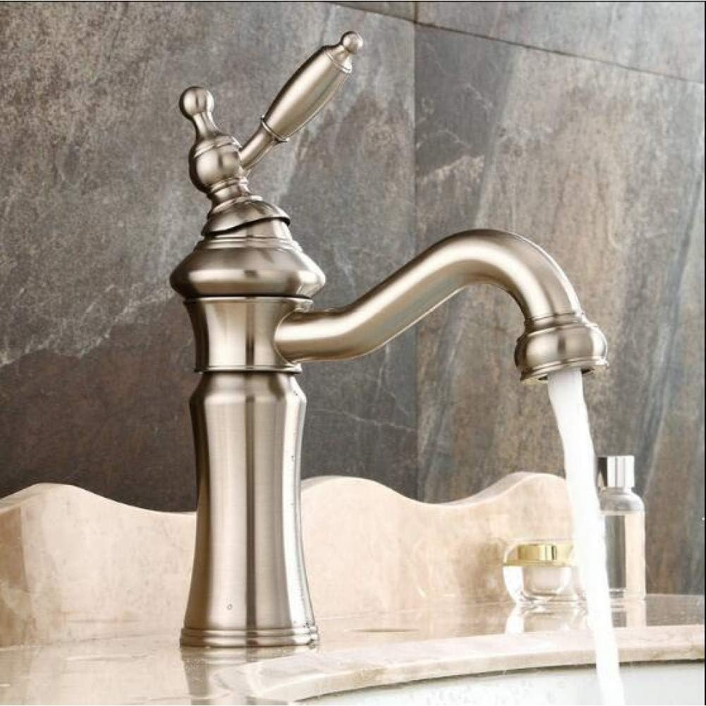 AGGF Grifos de Cocina Grifo de Lavabo de baño de una Sola Palanca fría