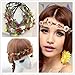 Fashionwu Boho Style Floral Flower Women Hairband Festival Party Wedding Headband