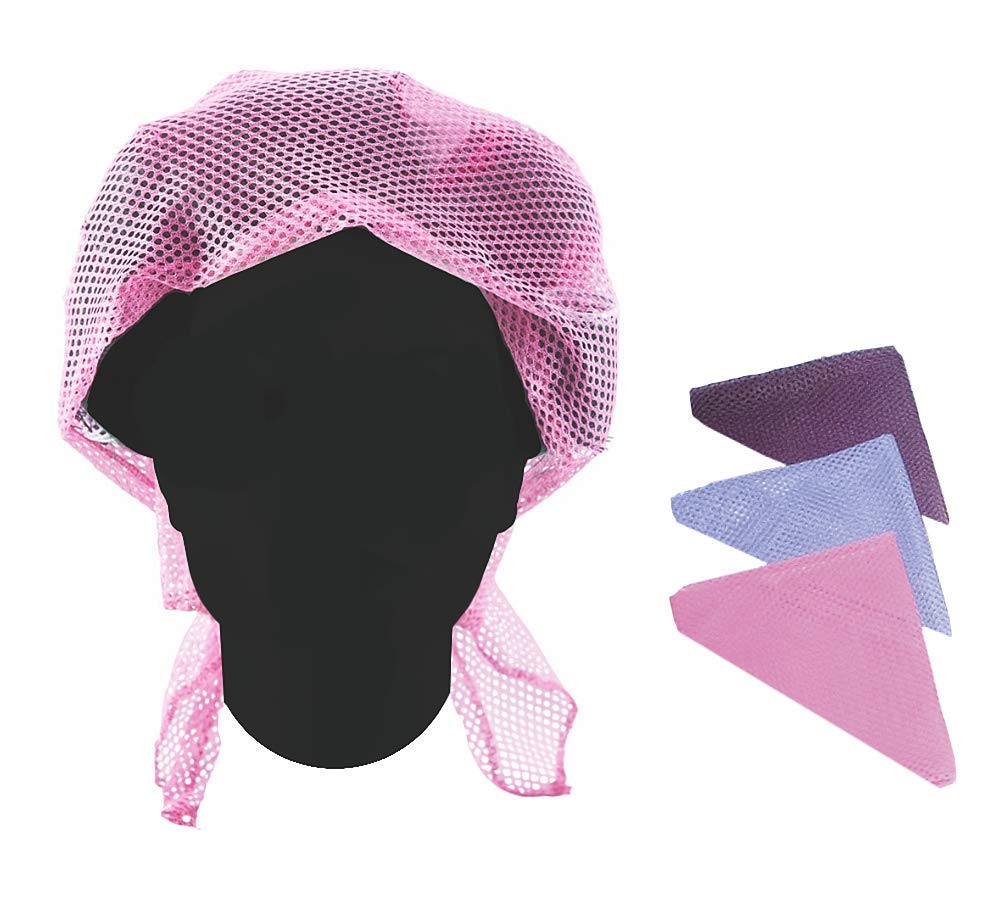 Tredoni 120x85cm Triangular Hair Setting Net - Heat-Resistant Universal Size Curler Rolls Holder Drying Net, Multicolor (1 pcs)