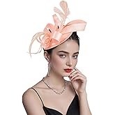 Century Star Kentucky hat Derby Fascinators 2026 for Women Hats Headband Tea Party Vintage Cocktail Ribbon Feathers Hair Clip