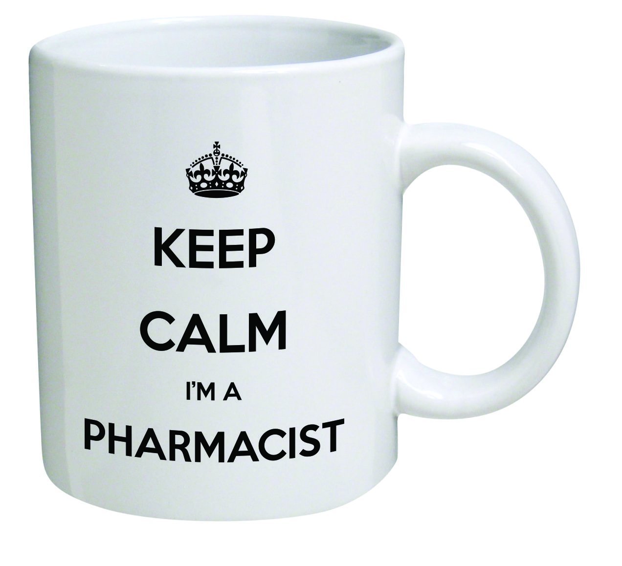 A Mug To Keep TM Funny Mug - Keep Calm I'm a Pharmacist - 11 OZ Coffee Mugs - Inspirational gifts and sarcasm