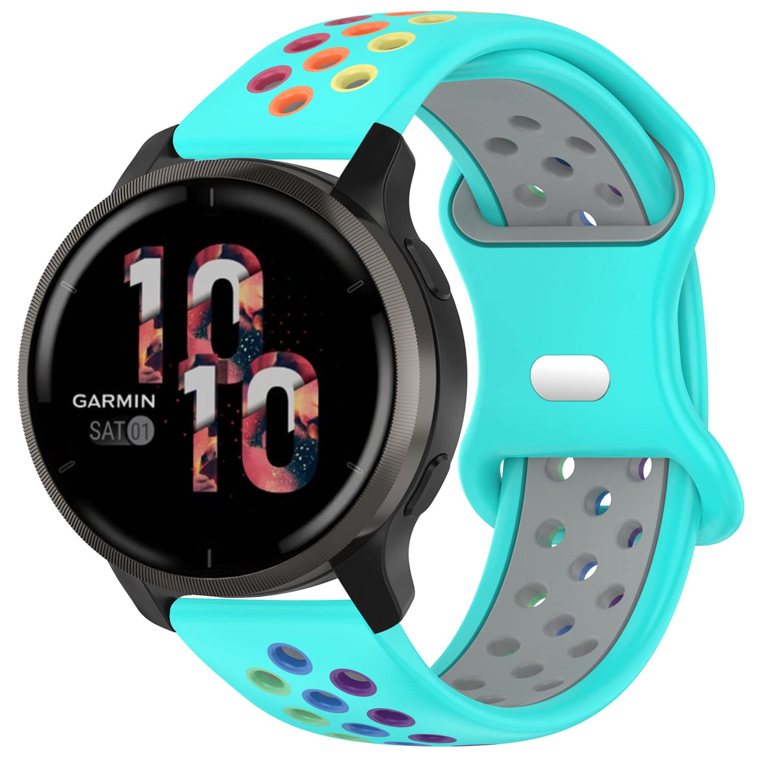 Geageaus 22mm Rainbow Bands Compatible with Samsung