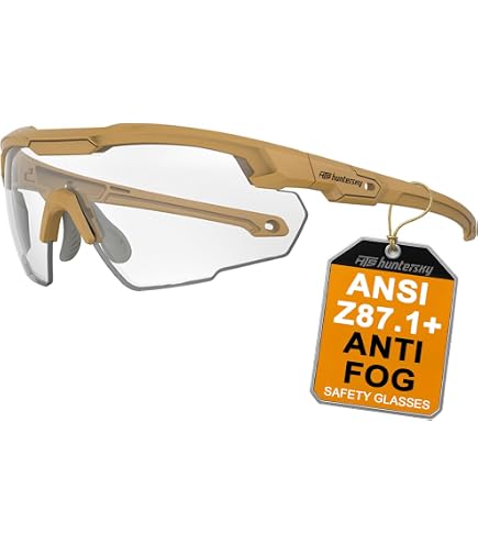 Lunettes De Sécurité Venture Gear Drop Zone - 4 Verres Interchangeables (Transparent, Gris, Orange, Vermillon) - Normes MIL-PRF 32432
