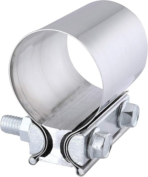 EVIL ENERGY 3.0" ID Butt Joint Exhaust Clamp Sleeve Band Stainless