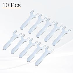 HARFINGTON 10pcs Small Wrench 13x70x1.5mm Metric