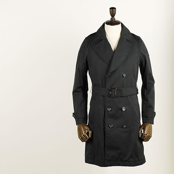 Amazon ブラック C05 3 Tatras タトラス メンズ インナーダウンベスト付 コットンナイロン トレンチコート Rotondo Mta16s4413 ブラック ベスト 通販