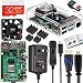 Vilros Raspberry Pi 4 4GB Complete Kit with Clear Transparent Fan Cooled Case (4GB)