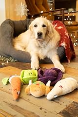Petface Christmas Carrot Plush Dog Toy with Built-In Squeaker Large Pack of 1 view 6