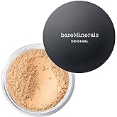 bareMinerals Original Loose Powder Foundation SPF 15, Clean Mineral Powder Face Makeup, Sheer-to-Full Coverage, Talc-Free, Non-Comedogenic, Vegan, Cruelty-Free & Dermatologist-Tested