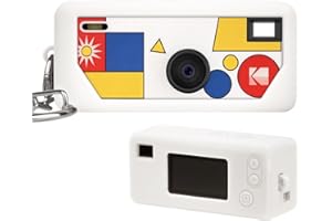 Silicone Case for Kodak CHARMERA Keychain Digital Camera Blind Box, Photo Mini Keychain Camera Sleeve with Precise Cutouts & 