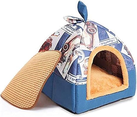 Amazon Co Jp Cong Ll 犬小屋 室内犬のベッド 厚く暖かい猫の巣 ソフト洗える犬小屋 犬小中 B S ホーム キッチン