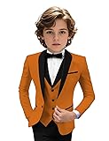 Tuxedo Suits for Boys 3 Pieces Slim Fit Boys Formal