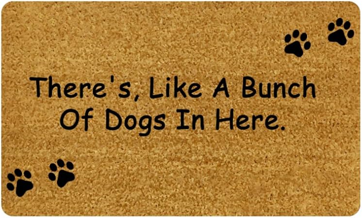 a lot of dogs doormat